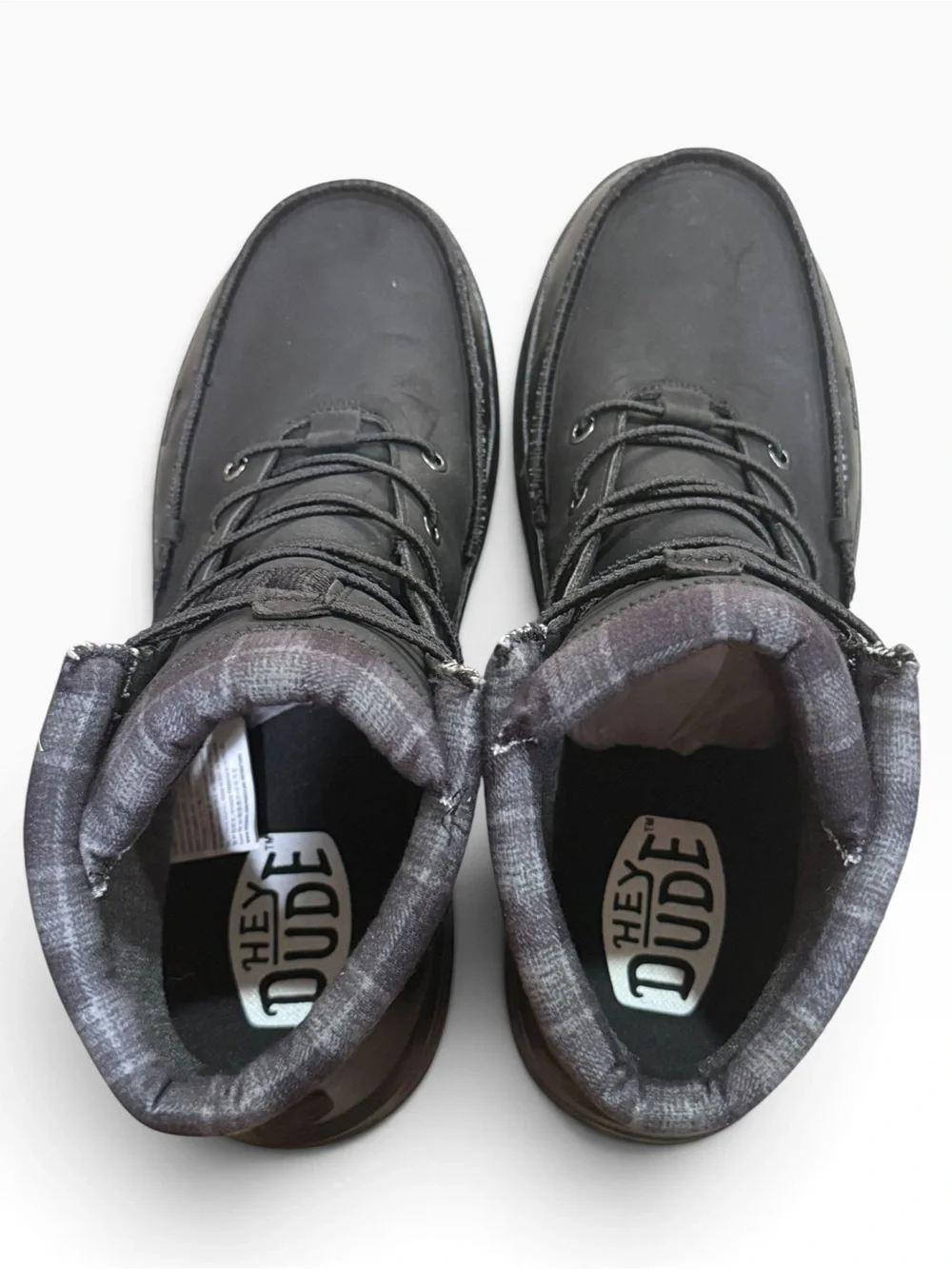 Hey Dude Bradley Classic Boots Men’s 13 Black Water Repellent NWT